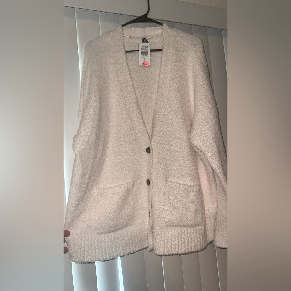Ivory Teddy Cardigan
